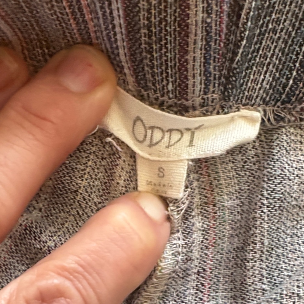 ODDY Multicolor Striped Drawstring Boho Shorts - Picture 2 of 4